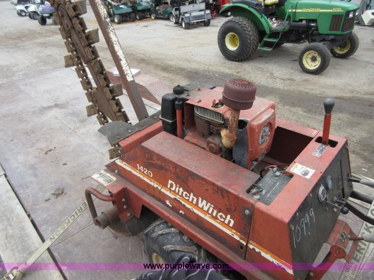 image for item BB9084 Ditch Witch 1420 walk-behind trencher