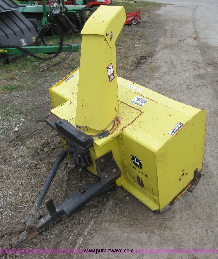 image for item BB9086 (2) John Deere 47 snowblowers