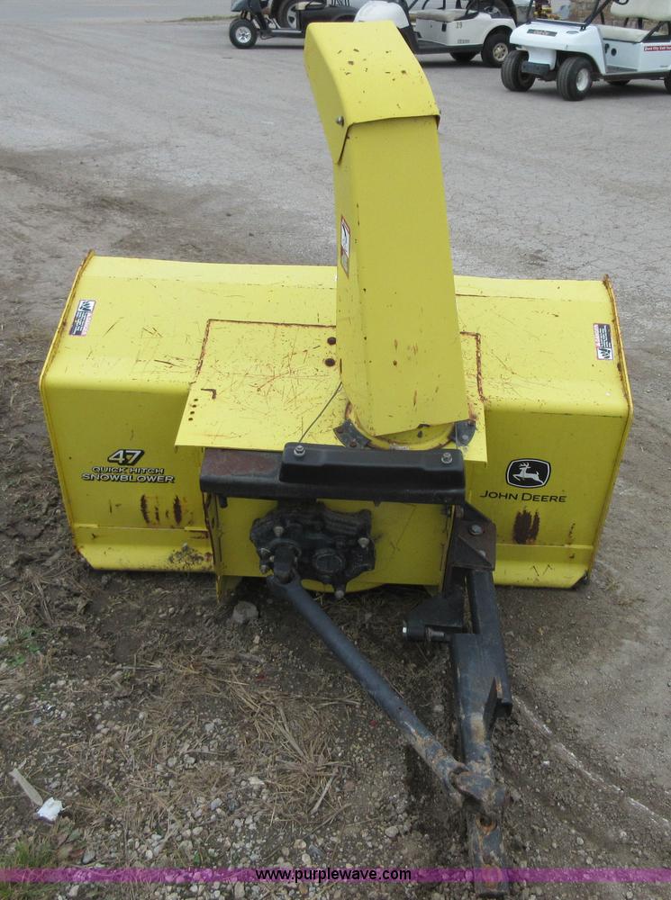image for item BB9086 (2) John Deere 47 snowblowers