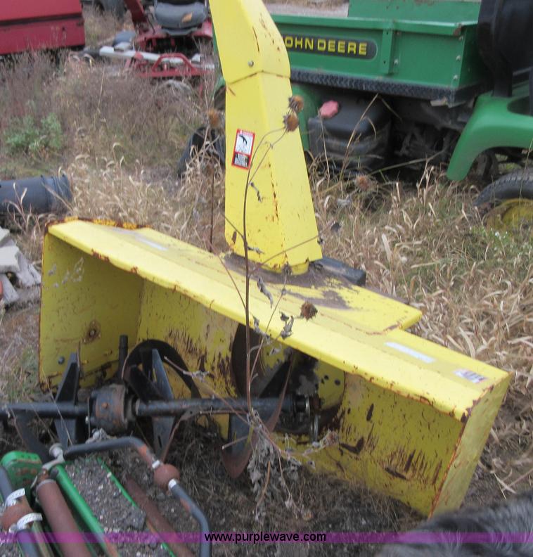 image for item BB9086 (2) John Deere 47 snowblowers