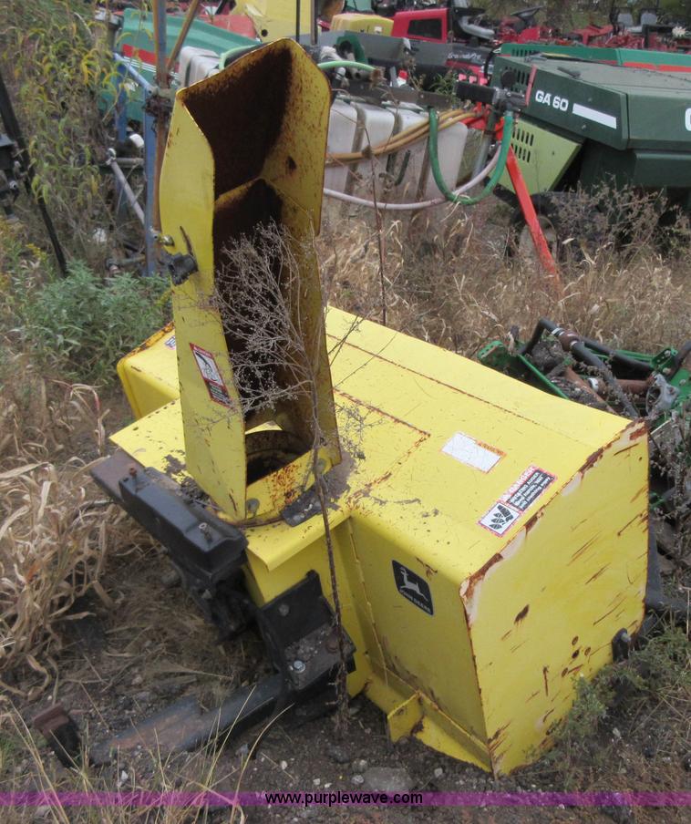 image for item BB9086 (2) John Deere 47 snowblowers