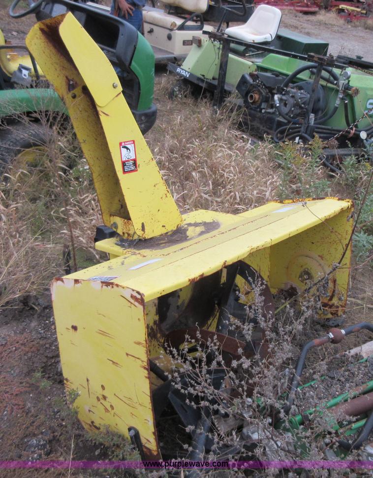 image for item BB9086 (2) John Deere 47 snowblowers
