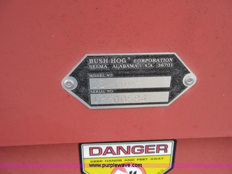 image for item BB9087 Bush Hog CS-100P chipper