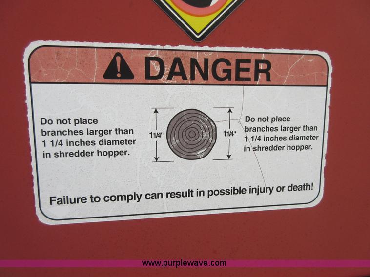 image for item BB9087 Bush Hog CS-100P chipper