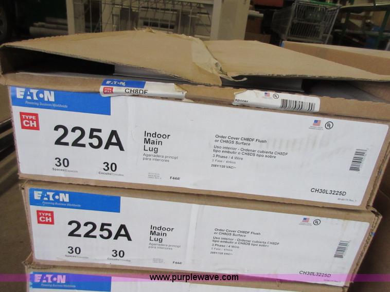 image for item BB9101 (4) Eaton main breaker load center