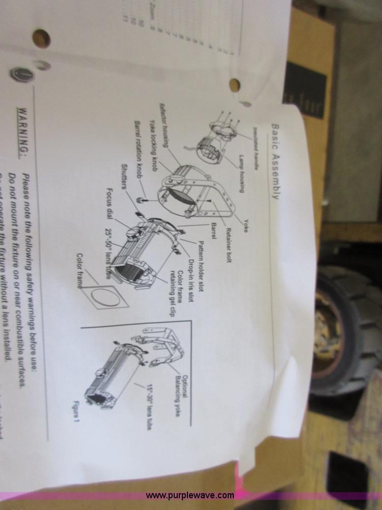 image for item BB9102 (6) ETC stage lights