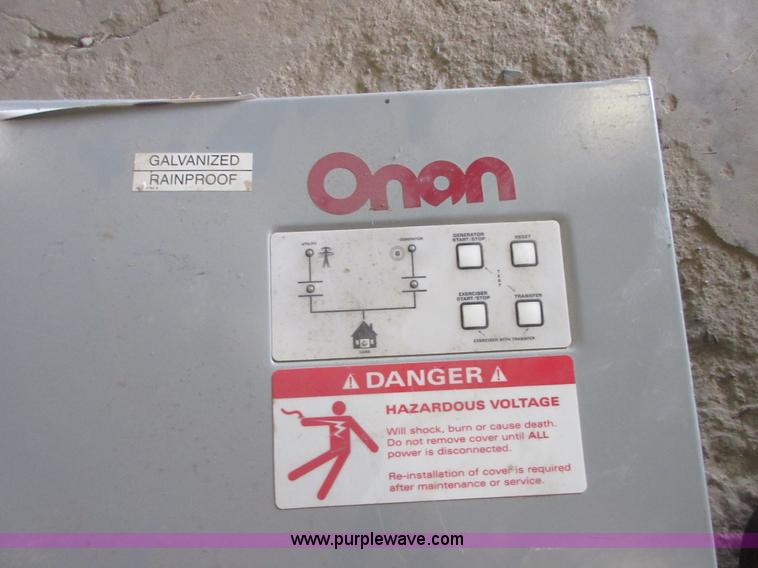 image for item BB9105 Onan automatic generator transfer switch