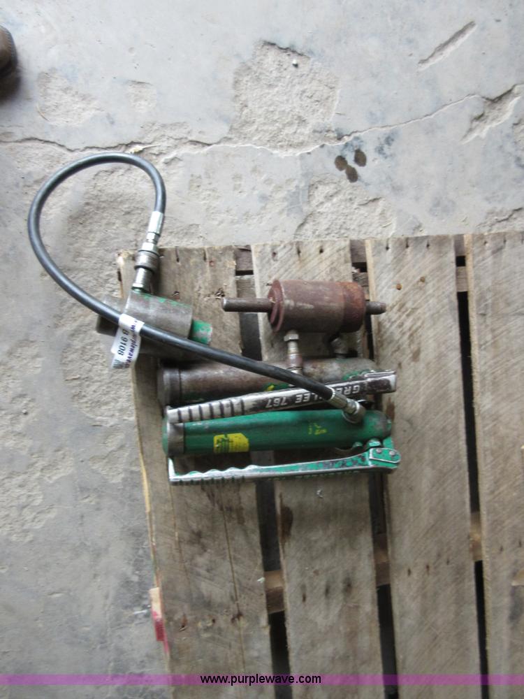 image for item BB9108 Greenlee 767 hydraulic pumps