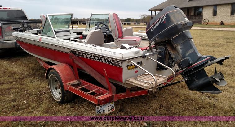 image for item BC9156 1986 Ozark boat