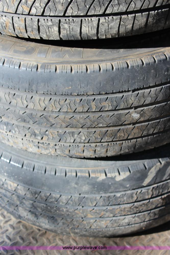 (4) Michelin 235710R460A tires and wheels in Holton, KS Item BL9389