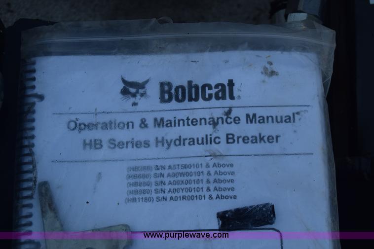 image for item BL9823 Bobcat HB980 hydraulic skid steer concrete breaker