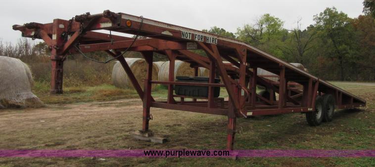 image for item I1884 1995 shop built car carrier trailer