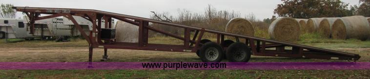 image for item I1884 1995 shop built car carrier trailer