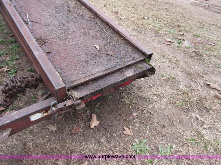 image for item I1884 1995 shop built car carrier trailer