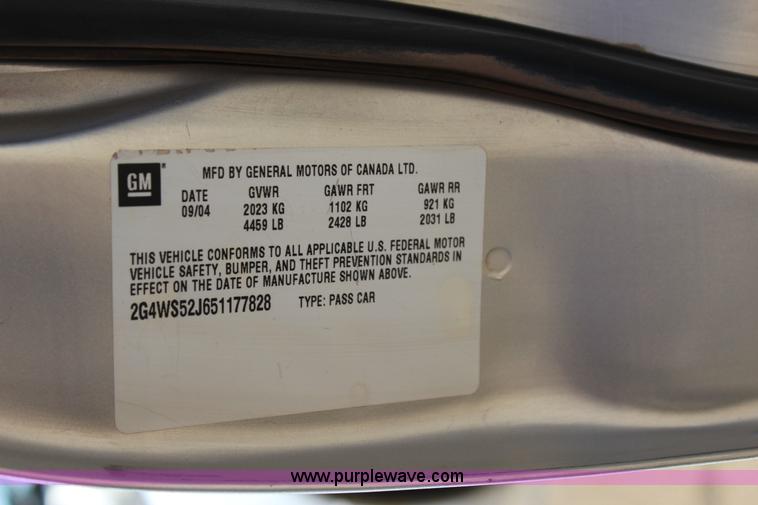 image for item J4291 2005 Buick Century