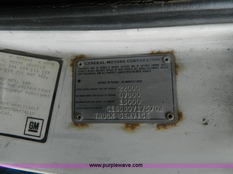 image for item J5169 1979 Chevrolet C60 box truck