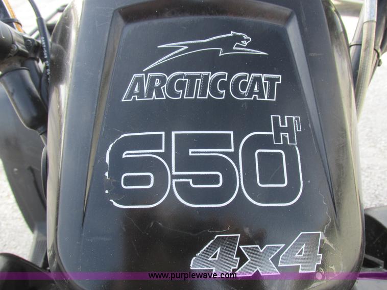 image for item K2201 2008 Arctic Cat 650 ATV