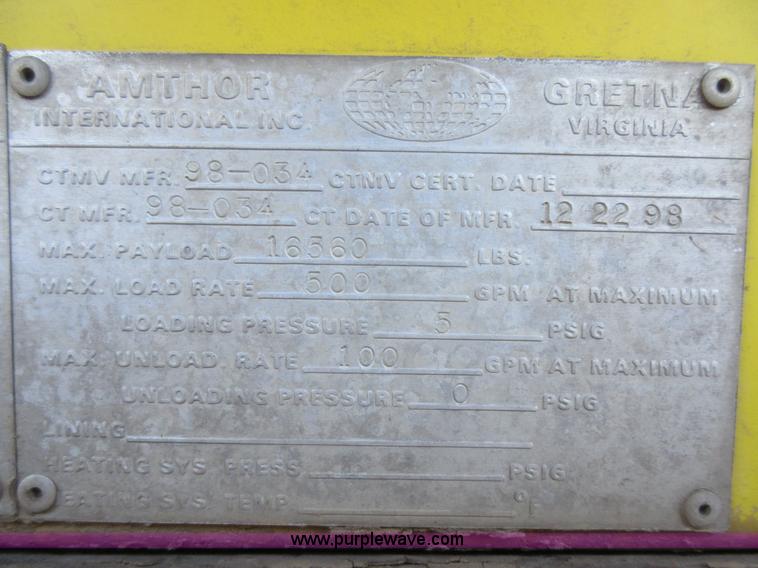 image for item K7541 1999 Freightliner FL70 fuel truck