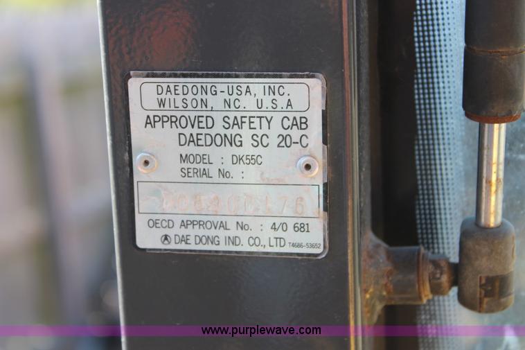 image for item L2405 Kioti DK55C MFWD tractor