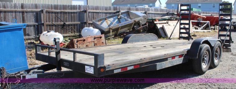 image for item L2410 2000 Trailerman utility trailer