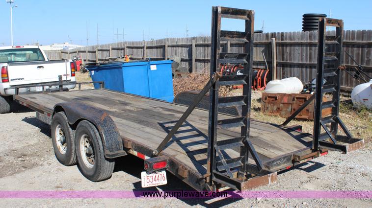 image for item L2410 2000 Trailerman utility trailer
