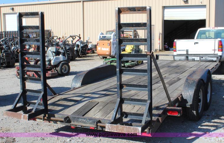 image for item L2410 2000 Trailerman utility trailer