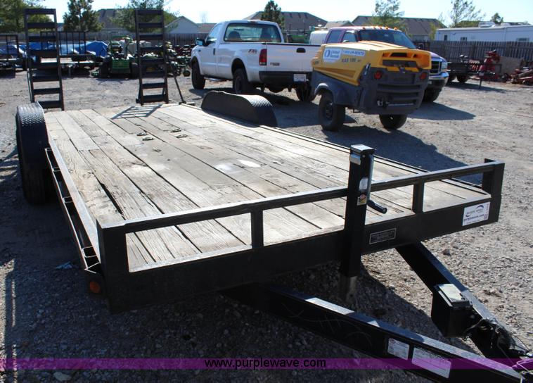 image for item L2410 2000 Trailerman utility trailer