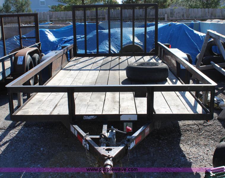 image for item L2412 2006 Maxey utility trailer