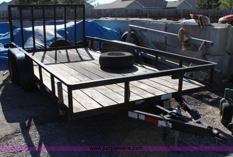 image for item L2412 2006 Maxey utility trailer