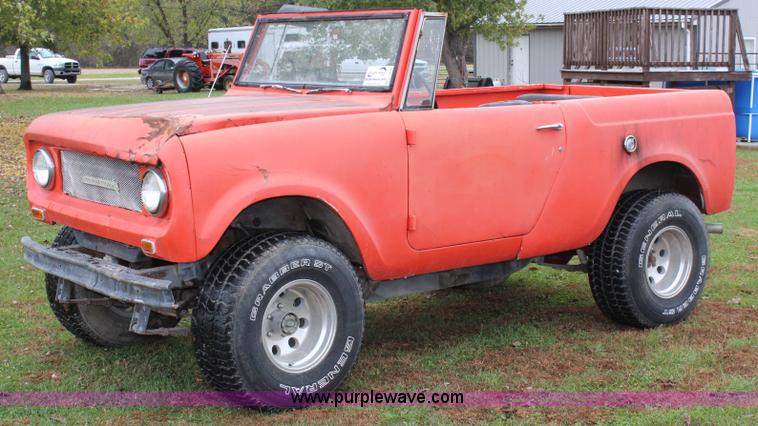 image for item L2428 1968 International Scout 800 SUV