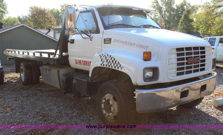 image for item L2433 1997 GMC C6500 rollback truck