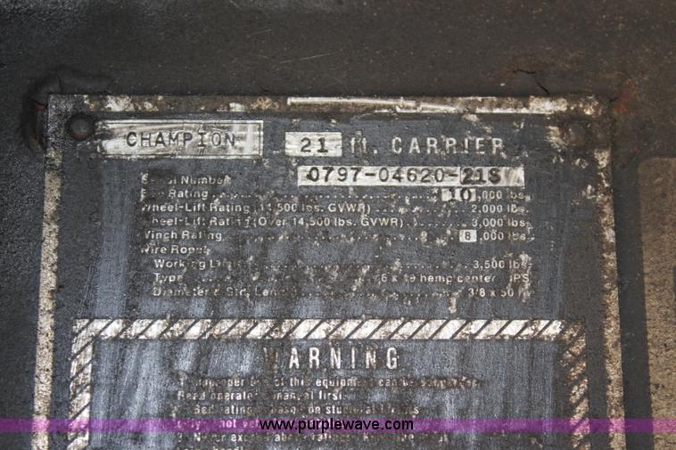 image for item L2433 1997 GMC C6500 rollback truck