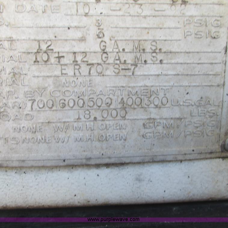 image for item L5319 1999 International 4900 fuel truck