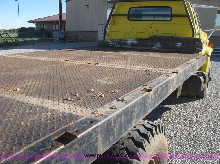 image for item L6439 1986 Chevrolet C70 Custom Deluxe flatbed truck