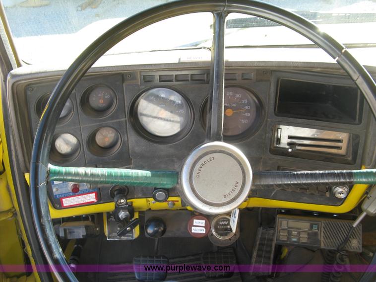 image for item L6439 1986 Chevrolet C70 Custom Deluxe flatbed truck