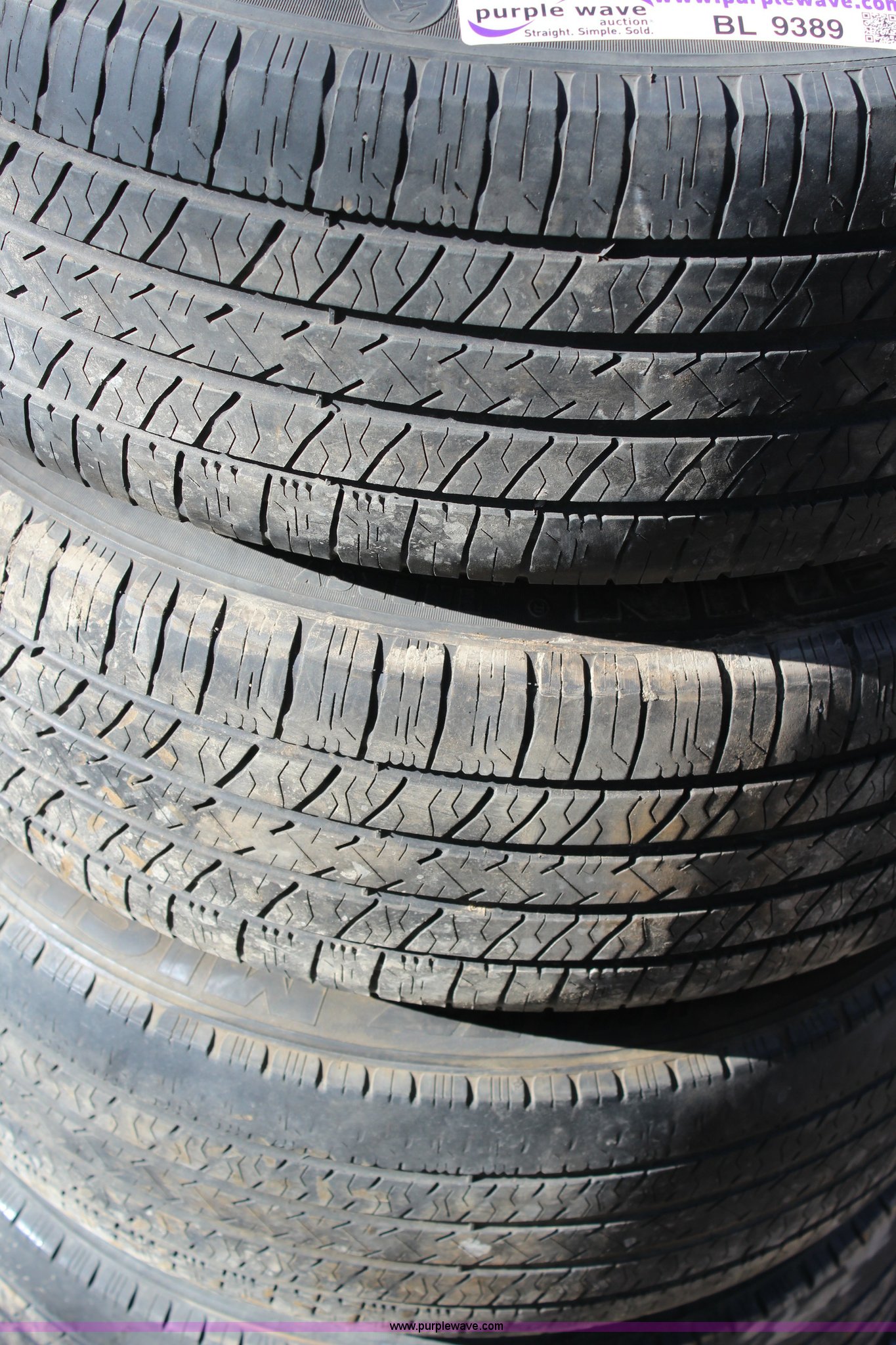 (4) Michelin 235710R460A tires and wheels in Holton, KS Item BL9389