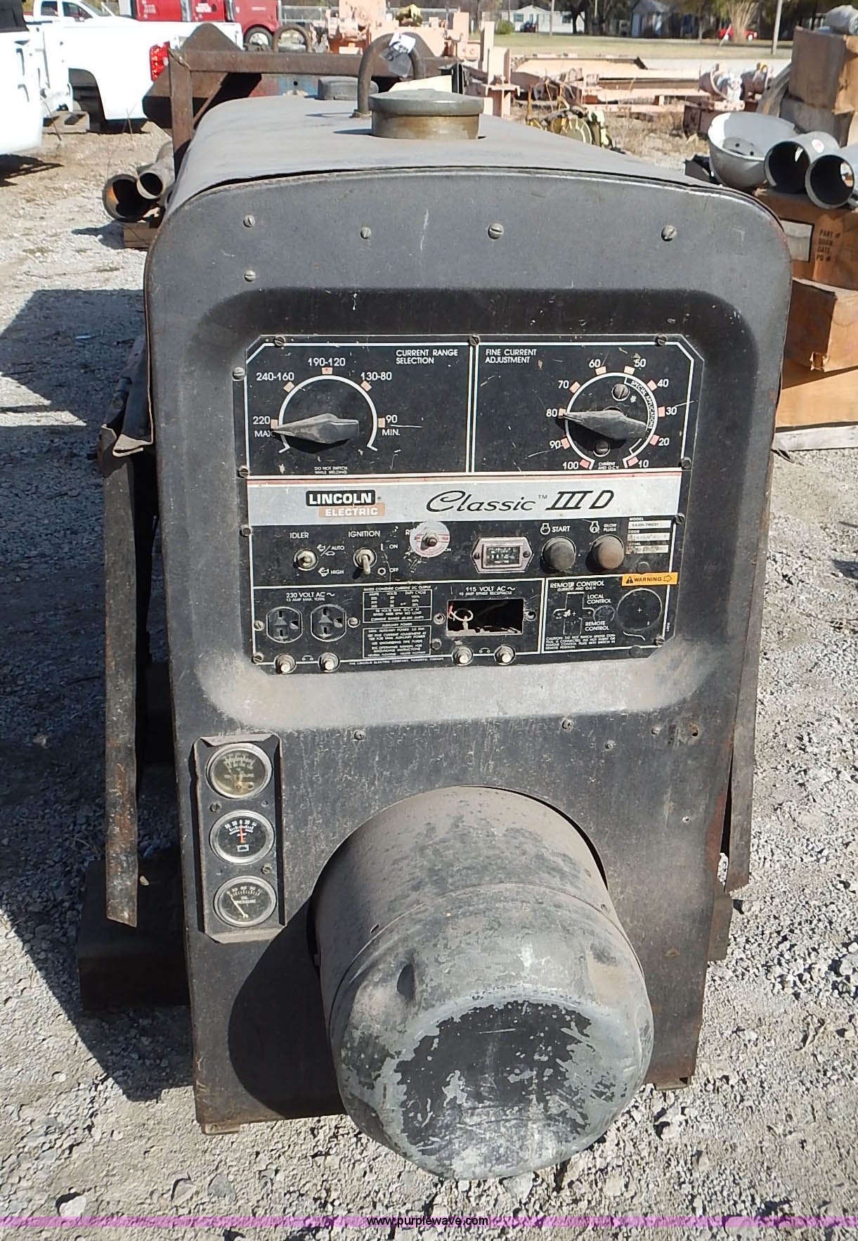 Lincoln Arc Classic III D welder in Fredonia, KS Item BN9207 sold