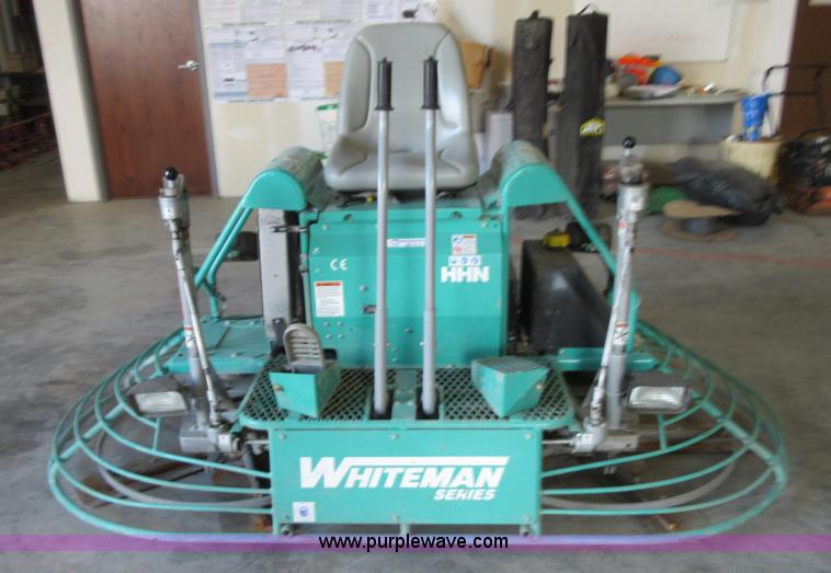 image for item BB9115 Whiteman ride-on power trowel