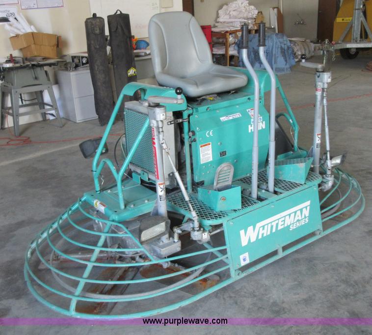 image for item BB9115 Whiteman ride-on power trowel