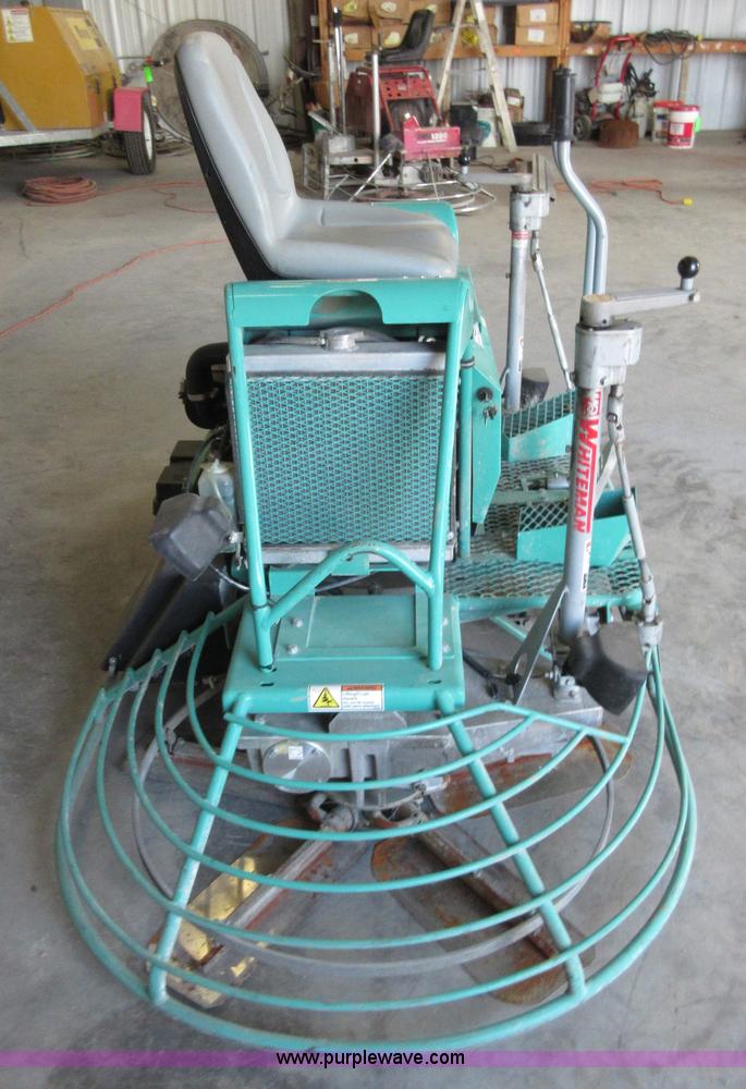 image for item BB9115 Whiteman ride-on power trowel