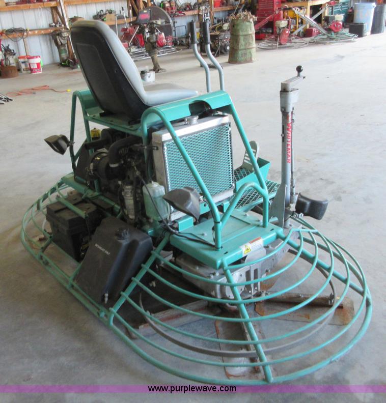 image for item BB9115 Whiteman ride-on power trowel