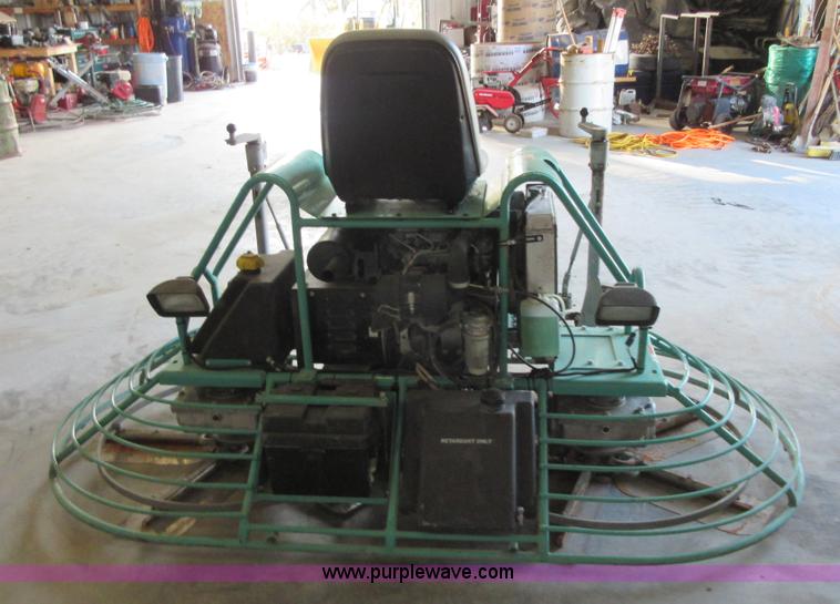 image for item BB9115 Whiteman ride-on power trowel