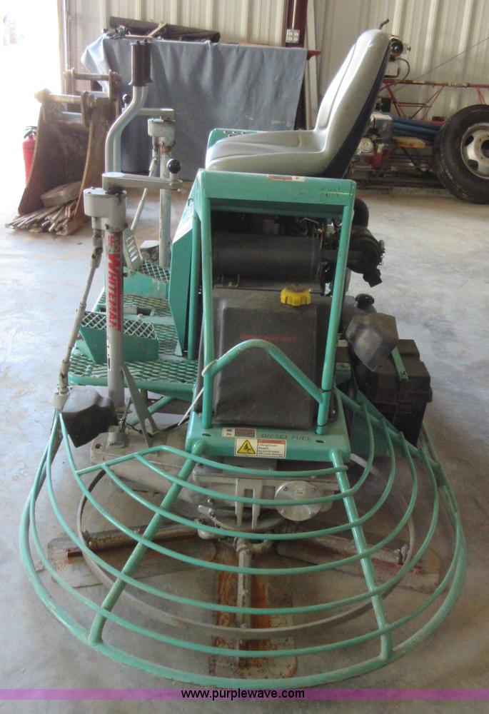 image for item BB9115 Whiteman ride-on power trowel