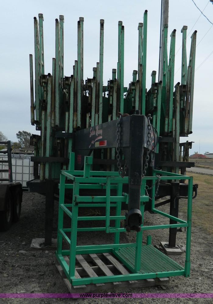 image for item BT9876 1998 Finnesy flatbed trailer with scaffolding