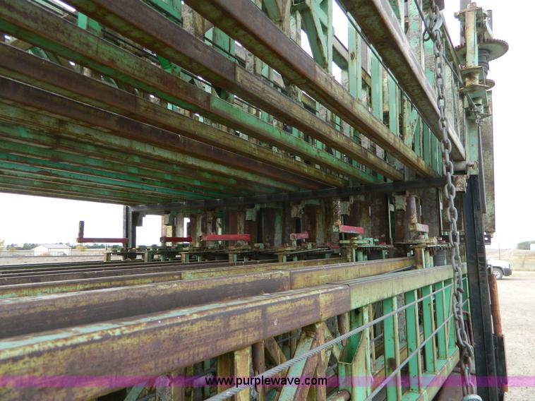 image for item BT9876 1998 Finnesy flatbed trailer with scaffolding