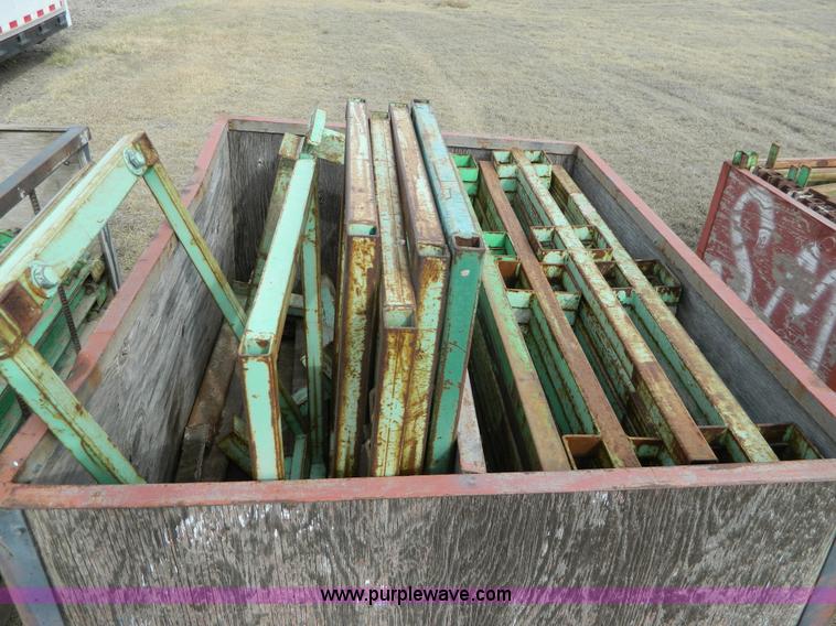 image for item BT9876 1998 Finnesy flatbed trailer with scaffolding