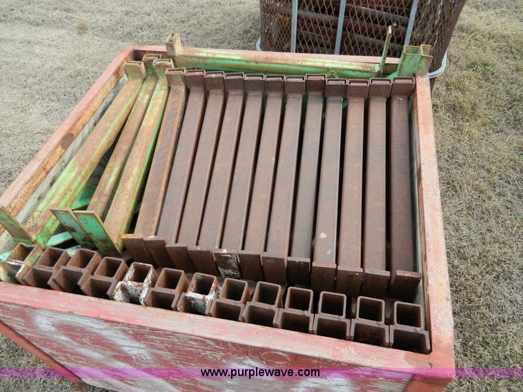 image for item BT9876 1998 Finnesy flatbed trailer with scaffolding