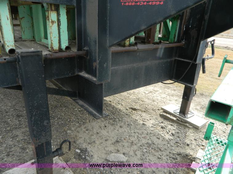 image for item BT9876 1998 Finnesy flatbed trailer with scaffolding