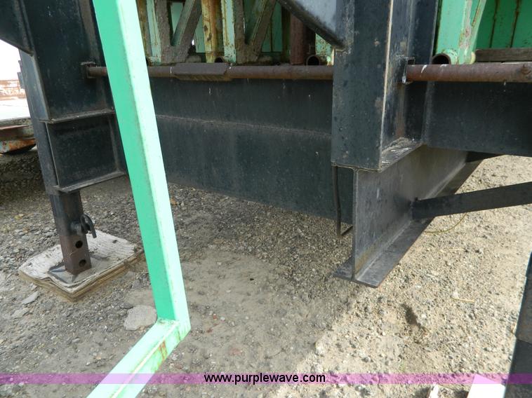 image for item BT9876 1998 Finnesy flatbed trailer with scaffolding