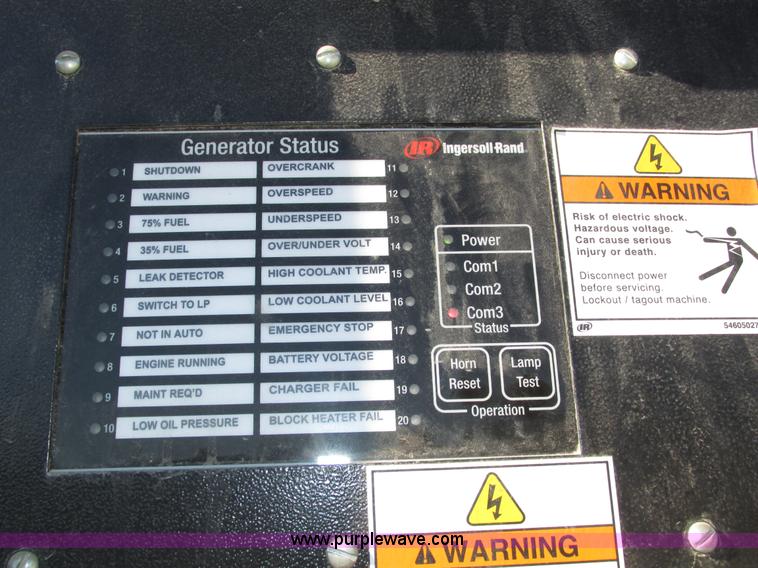 image for item H1050 2005 Ingersoll Rand S60 generator